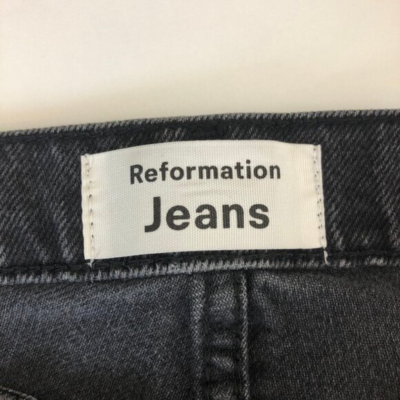 Reformation Julia Cigarette High Rise Jeans Size 25 Monterey Wash - Picture 5 of 7